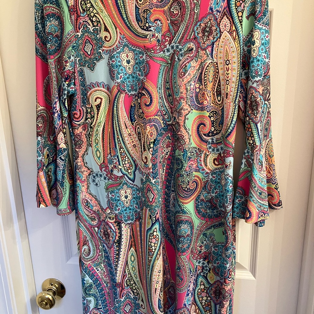 PAISLEY SHEATH DRESS